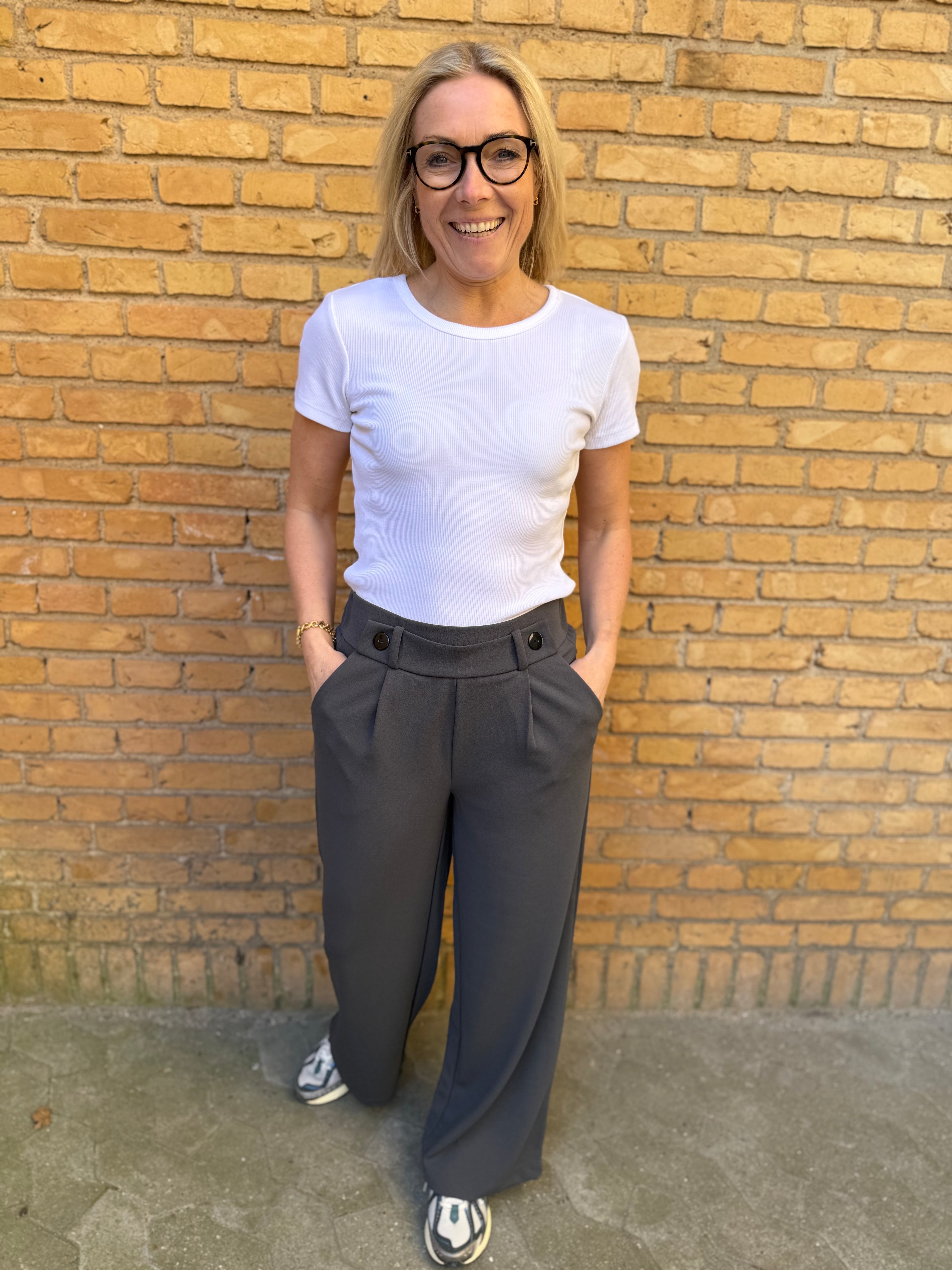 VMSTAR Trousers - Grey Pinstripe